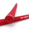 Red grip detail of Three Weight Golf Swing Speed Trainer Stick for Power Up Your Drives Warm Up Tempo and Flexibility Drills