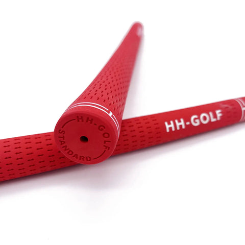 Red grip detail of Three Weight Golf Swing Speed Trainer Stick for Power Up Your Drives Warm Up Tempo and Flexibility Drills