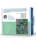 Box of Low Flow Drip Tape Irrigation Kit with agricultural grade components for row crops, includes rolls of drip tape and tubing.