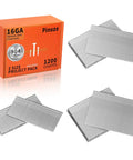 Built Tough 304 Stainless Steel Finish Nails 1200 Count 16 Gauge Bundle packaging with assorted nail sizes for pneumatic and electric nailers.