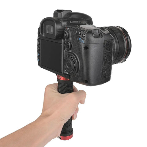 Universal Camera Handle Grip Mount With 1/4 Inch Screw For DSLR Camcorder Action Camera GoPro LED Light Smartphone Stabilizer