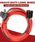 40 Amp Waterproof Electric Fuel Pump Relay Kit For 12V Cars And Trucks Heavy Duty Long Wires Easy Plug And Play Install