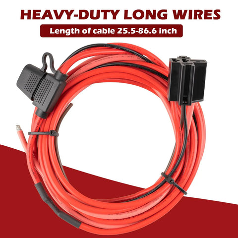 40 Amp Waterproof Electric Fuel Pump Relay Kit For 12V Cars And Trucks Heavy Duty Long Wires Easy Plug And Play Install