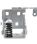 Front Lower Driver Door Hinge Heavy Duty Steel Bolt Straight Up Replacement For Chevy Silverado Tahoe Suburban Avalanche GMC Sierra, showing spring mechanism and mounting holes.
