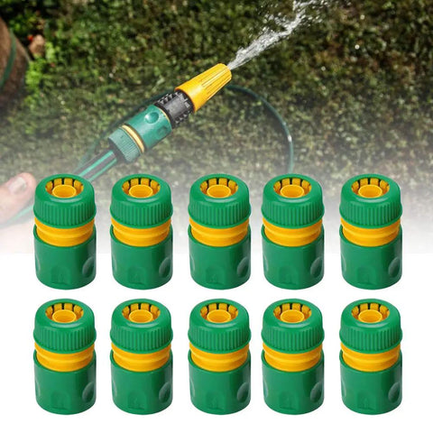 Fix Your Leaking Hose Fast With This Ultimate 10 Piece Garden Hose Repair Kit Featuring Durable 1/2 Inch Quick Connect Fittings For Irrigation, Lawn Watering, And Car Wash That Totally Slaps. 10-piece polypropylene hose connectors