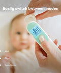 3 In 1 Infrared Thermometer For Ear Forehead And No Contact Temperature Readings, Fast Accurate Fever Checker For Babies Kids Toddlers And Adults, Instant Read, Gentle On Skin, Family Health Must Have, used in touchless mode on a child