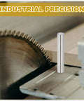 Kickass 304 Stainless Steel Dowel Pins 10Mm By 70Mm 4 Pack near a saw for precise assembly in woodworking.
