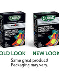 The Real Deal Fingertip And Knuckle Bandages With Extreme Hold Adhesive, durable fabric in two packaging designs.