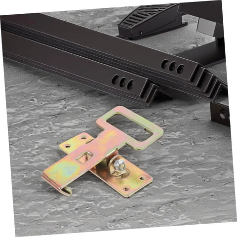 Heavy Duty Metal Sofa Connection Buckles Set for Interlocking Durable Furniture Link Parts on stone surface