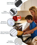 WB13K21 Gas Oven Igniter Replacement Gets Your Oven Heating Fast Silicon Carbide Igniter components and oven use
