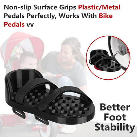 Adaptive Pedal Stabilizers For Bikes With Adjustable Foot Support Straps Easy Install Mobility Aid Soft Straps Prevent Slips