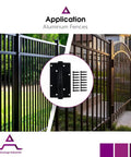 Self Closing Gate Hinge For Fences With Pushdown Adjustment And Heavy Duty Enclosed Spring Powder Coated Steel Finish Two Sided Mounting White Gate Hardware Built Tough And Ready For Outdoor Use with aluminum fences in background