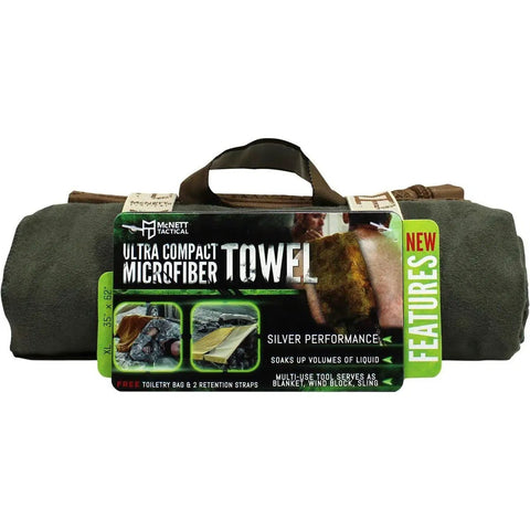 Quick Dry Microfiber Towel For Travel Camping And Sports XL 35 By 62 Inches Coyote Color With Snap Loop For Easy Hanging