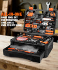 328 Piece Home Tool Set With Toolbox Storage Case And Drawer Organizer All In One Hand Tool Kit For DIY Projects And Home Repairs Includes Wrenches Sockets Screwdrivers Pliers And More