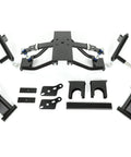 Six Inch Double A Arm Golf Cart Lift Kit Compatible With Club Car Precedent And Tempo Electric Or Gas heavy duty steel components layout.