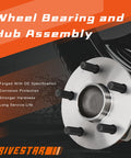 Rear Wheel Hub And Bearing Assembly Fits Pontiac Vibe 2003 2008 Toyota Celica 2000 2005 Corolla Matrix Prius 2004 2009 Scion tC 2005 2010 ABS 5 Lug FWD