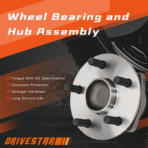 Rear Wheel Hub And Bearing Assembly Fits Pontiac Vibe 2003 2008 Toyota Celica 2000 2005 Corolla Matrix Prius 2004 2009 Scion tC 2005 2010 ABS 5 Lug FWD