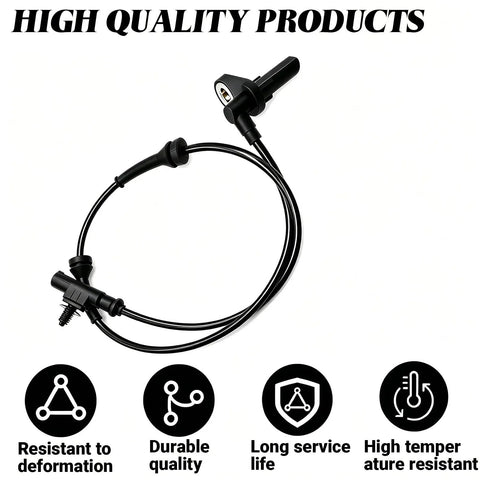 Left Rear ABS Wheel Speed Sensor For Heyue Models Direct Fit Sensing Cable Left Rear Brake Sensor Replacement Anti Lock Braking System High Quality Automotive Sensor 3630050U2010, black plastic sensor cable