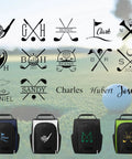 Personalized Golf Shoe Bag For Men And Women With Custom Monogram And Embroidered Initials Four Color Options Polyester