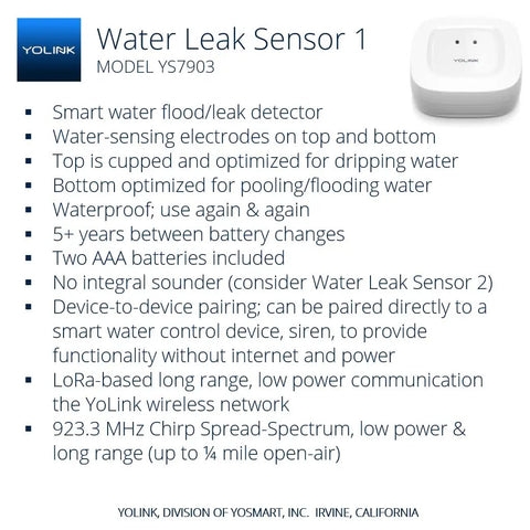 Long Range LoRa Water Leak Sensor 3 Pack With Flood Detector Alerts Up To A Quarter Mile Open Air Range No WiFi Needed Hub Required