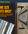 Track Saw Guide Rail Mounts 2 Pack Universal ABS Wall And Ceiling Storage Rack with mounting hardware installed on wall