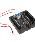 FX1N 20MT Programmable Controller PLC Module Regulator Board For Industrial DC24V, Pro Grade High Speed Pulse Inputs C235 C251, Y0 Y1 10K Pulse Output, Compatible With FX1N Series, Anti Interference Design Built To Last In Harsh Environments, black PLC module with wire leads