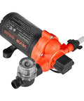 Heavy Duty 120V AC Diaphragm Water Pump delivers a smooth 4 GPM flow with automatic pressure control for outdoor use.