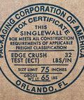 Box Certificate for Heavy Duty Corrugated Large Mail Boxes 24x24x24 Inch Pack Of 10 Beefed Up Double Walled Shipping Boxes.