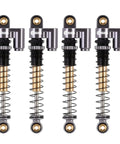 43mm Aluminum Threaded Tele Shocks Absorbers Dope Upgrade Kit For Axial SCX24 Bronco Gladiator Deadbolt JLU C10 Grey