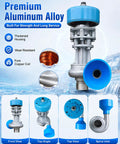 1000W Micro Hydroelectric Generator Aluminum Alloy Water Turbine Portable Off Grid Ready Mini Hydro Power Station details