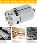 Durable 18V Dc Micro Gear Motor With 13 Tooth Diameter Pinion showcasing aluminum casing and quality coil for Bosch Gsr182Li drills.
