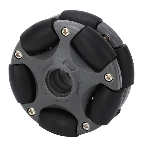 58Mm Wheel For Robot Kits Built To Take A Beating, Double Row Rotating Directional Wheel With Hub For Motor Axle, perfect for setups