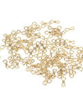 Carp Fishing Wire Eyes Sinker Set 300 Pieces Steel Alloy Screw Leads Loops Tackle Accessory spread out on white background