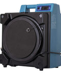 Heavy Duty Air Scrubber Slings Seven Five Zero Cfm Negative Air Through Triple HEPA Filters with blue casing side view