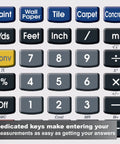 DIY Home Project Calculator For Do It Yourselfers Feet Inch Fraction Measurements With One Key Converts Measurements Display