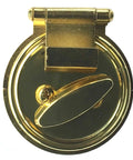 Dead Bolt Secure Brass Lock Guard For Single Side Deadbolts With Bump Key Protection No Hassle Install Adds Security For Your Home
