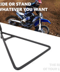Dirt Bike Triangle Stand Universal For 80 To 500cc Motocross Enduro Pit Bike Steel Triangle Kickstand With Black Powder Coat