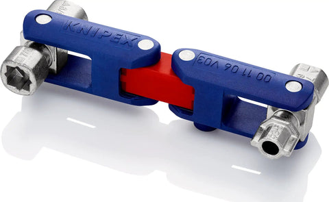 All-In-One DoubleJoint Control Cabinet Key 62 mm With Magnetized One Quarter Inch Bit Adapter shown on clean surface