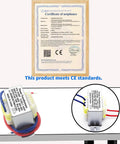 24V 10W AC To AC Power Transformer With 120V 60Hz Input 24V 10VA Output No Load 25.8V Compact 75mm CE certified