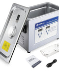 Heavy Duty 4.5L Ultrasonic Cleaner With 180W Cleaning Power And 150W Heating 304 Stainless Steel Tank Pro Grade Digital Timer LCD Display