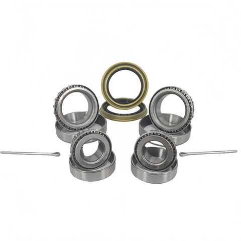 Front Wheel Bearing Kit For 1997-2003 Ford F-150 Expedition Lightning Ranger 2WD Includes Four Bearing Races And Two Seals Direct Fit OE Replacement