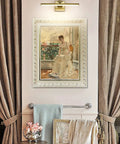LED Picture Light For Art And Frames Dimmable 15.5 Inch Brass Wall Lamp Over Framed Art