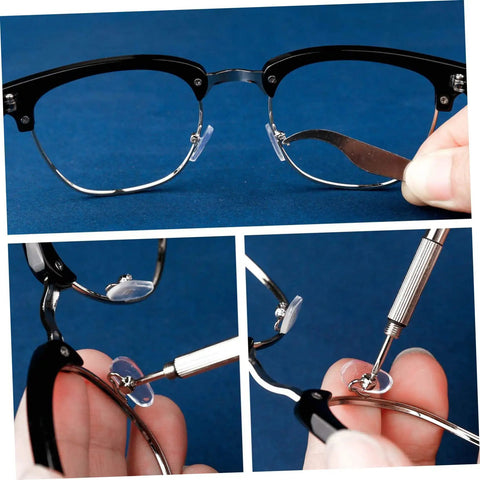 All In One 1100Pcs Stainless Steel Eyeglass Screw Kit With Nuts And Hinges Repair Tools used for eyeglass frame repair