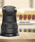 Detail Sander 1.7A 15000 OPM Compact Electric Sander With Handy Dust Bag And 20 Sandpapers display