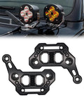 Heavy Duty Black Aluminum Light Mounting Brackets For Jeep Wrangler JL JLU 4Xe And Gladiator JT Ditch Cowl Fog Light