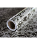 Gray White Black Granite Marble Look Vinyl Countertop Wrap Peel And Stick Waterproof Scratch And Heat Resistant Roll 36 By 120 Inches Removable Wallpaper