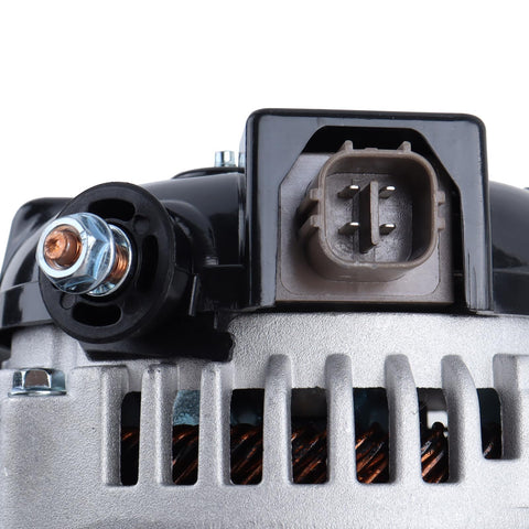 Close-up view of Alternator For Toyota Tundra Sequoia V8 4.6L 5.7L 150A 12V Clockwise Rotation With 8 Groove Pulley 27060-0S020
