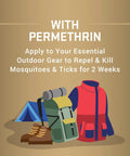 Permethrin Clothing And Gear Insect Repellent Spray For Nets Tents Sleeping Bags And Backpacks 6.5 Ounce Aerosol Lasts Up To Two Weeks