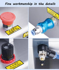 Close-up of controls on Built Strong Single Head Pneumatic Bottle Filling Machine for precise operation.