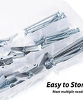 Heavy Duty Drywall Anchor Kit With Toggle Bolts For Hollow Walls Carbon Steel Wall Anchors No Fuss Install Reliable Holds